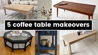 5 MUST SEE MAKEOVERS  Coffee Table Compilation