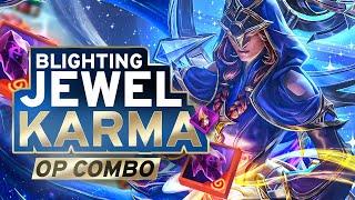 Blighting Jewel Karma Is the Most OP Combo  Rank 1 TFT Set 12