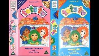 Tots TV - Wiggly Worms and other stories VC 1325Windy Day and other stories VC 1327 1994 UK VHS