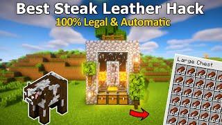 Minecraft Best AUTOMATIC Cow farm 1.21 Step-by-step Guide