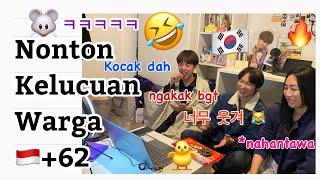 Ep.15 Orang Korea  nonton Kelucuan Warga Indonesia KOCAK NGAKAK ABIS Pesona Indonesia