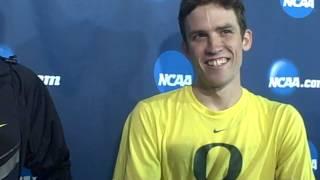 Johnny Gregorek and Daniel Winn After 2015 NCAA Indoor Mile