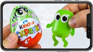 Поймал ЖИВУЮ КАПСУЛУ Сканер киндеров. Kinder Surprise.