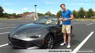 Review 2016 Mazda MX-5 Miata Manual Grand Touring