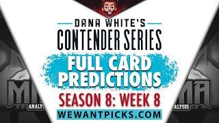 DWCS 2024 Week 8 FULL CARD Predictions