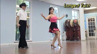 Longest Twist Line Dance