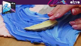 3D PAINTING Great wave in Kanagava OKTO SENSORY ART  10004