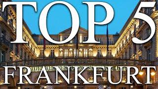 TOP 5 BEST luxury hotels in FRANKFURT  GERMANY 2024 PRICES REVIEWS INCLUDED