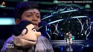 #Krishaang ன் குரலில் இரு மனம் கொண்ட திருமண வாழ்வில்..   Super Singer Junior 8