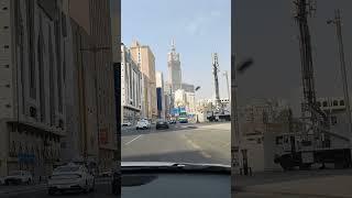 Beautiful view Saudi Arabia Clock Tower  Saudi Roads  Makkah 2023