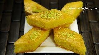 باقلوا یزدی، طرز تهیه کیک باقلوا