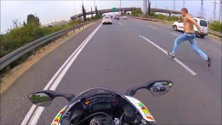 Crazy People VS Bikers Ep. 8  RoadRage