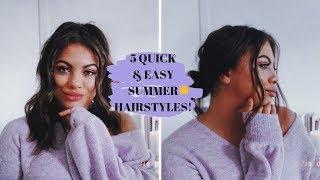 FIVE QUICK & EASY SUMMER HAIRSTYLES  Cohan Elise