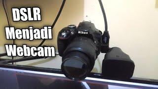 Buat Kamera DSLR Nikon D3300 Jadi Webcam Dengan Ezcap 321