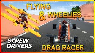 Building Fast Drag Cars And Flying Machines Crafting In Screw Drivers Ep07