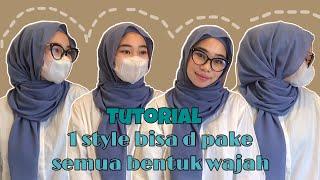 TUTORIAL PASHMINA TERBARU 2021 COCOK KE SEMUA MUKA 