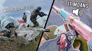 BEST Airsoft Moments of 2023  Trash Ghillie Suit Moaning Anime AK-47