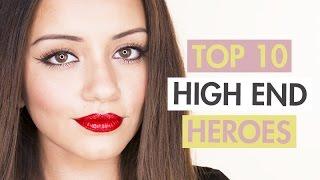 Top 10 HIGH END HERO Makeup Products  Kaushal Beauty sunbeamsjess Lexi A-N Sonya Esman Best Bits