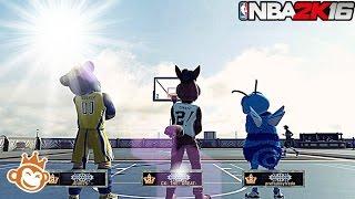 NBA 2K16 ALL Legend 3 Mascot SQUAD  Streaking @ MyPark - Prettyboyfredo