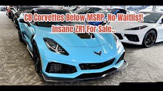 NEW C8 Corvettes Selling *BELOW MSRP* NO WAITLIST  C8 Problems & Solutions  Insane ZR1 For Sale