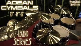 Agean Cymbals Legend Set 13-17-18