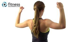 Tank Top Arms Round 2 - Upper Back Arm and Shoulder Workout for a Strong Lean Upper Body