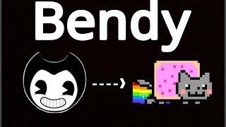 Bendy and the ink machine en versión nyan cat 