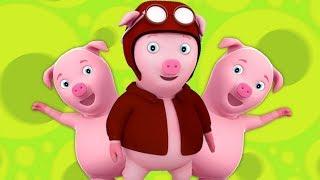 эта маленькая поросенок рифмы  This Little Piggy  Kids Baby Club Russia  Мультфильмы для детей