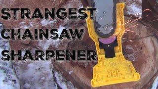 Testing the Strangest Chain Saw Sharpener on Amazon - Surprising results