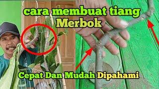 cara buat tiang merbok