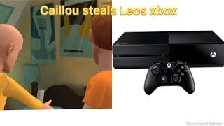 Caillou steals Leos xbox for paybackgrounded