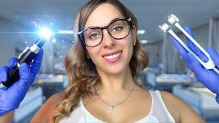 Deep Ear Cleaning ASMR Hearing test Ear exam Otoscope Personal Attention for Sleep Rain sounds