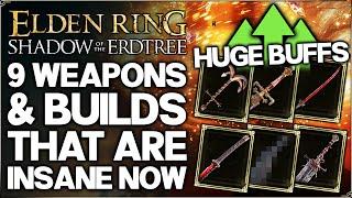 Shadow of the Erdtree - 9 Weapons That Are Actually OVERPOWRED Now - Best Build Guide - Elden Ring