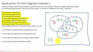 Solving Word Problems With Venn Diagrams Three Sets