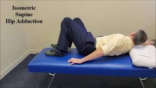 Isometric Supine Hip Adduction