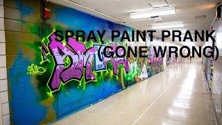 School Spray Paint Prank GONE WRONG