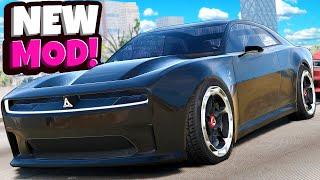 NEW Dodge Charger EV Is the BEST Police Chase Car in BeamNG Drive Mods