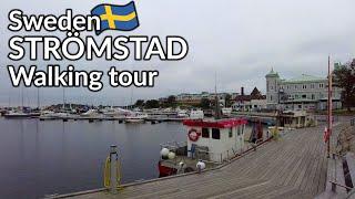 Sweden walking tour of the coastal town Strömstad