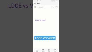 LDCE VS VGEC