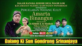 LIVE STREAMING WAYANG KULIT KI SUN GONDRONG - JO KLITHIK & JO KLTHUK - NIKEN SALINDRI - 22 JUNI 2023