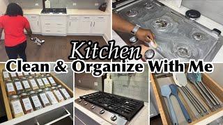 KITCHEN CLEAN & ORGANIZE WITH ME EXTREME CLEANING MOTIVATION