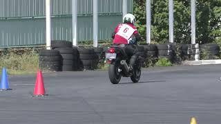 2024 10 27 Dnlop Cup Rd 5 class NL Takada H1 VTR250 motogymkhana