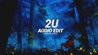 Justin Bieber -2U edit audio