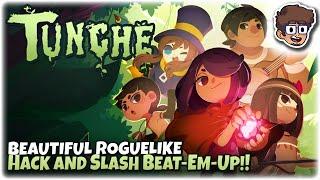 BEAUTIFUL ROGUELIKE HACK AND SLASH BEAT EM UP  Lets Try Tunche  Gameplay