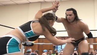 Alex Reynolds Leyla Hirsch vs Beyond wrestling #wwe #wrestling #wrestlemania