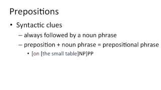 Week 4 Part 5 Prepositions and Conjunctions