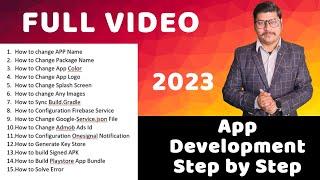 How to CreateReskin App in Android Studio in 2023  Full Complete Video  in Hindi