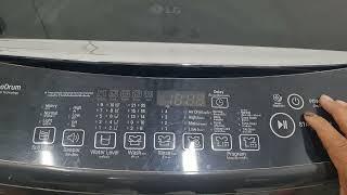 របៀបពូតខោអាវ លើម៉ាស៊ីនបោក LG. How to spin on LG washing machine