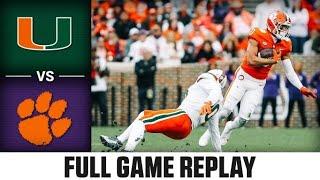 Miami vs. Clemson Full Game  2022 ACC Football