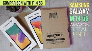Samsung Galaxy m14 5g Unboxing and comparison with Samsung Galaxy F14 5G